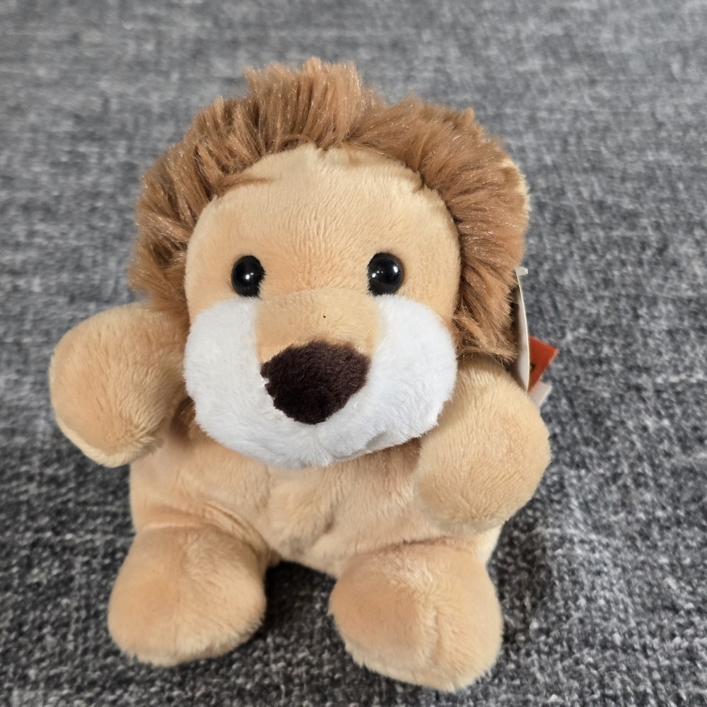 Adventure Planet Weez Lion Plush Stuffed Animal Tan Brown 4.5 Inch Mini Safari